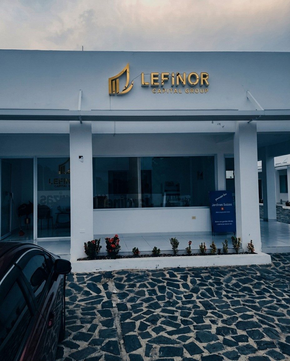 Fachada de las oficinas de Lefinor Capital Group en Fantino