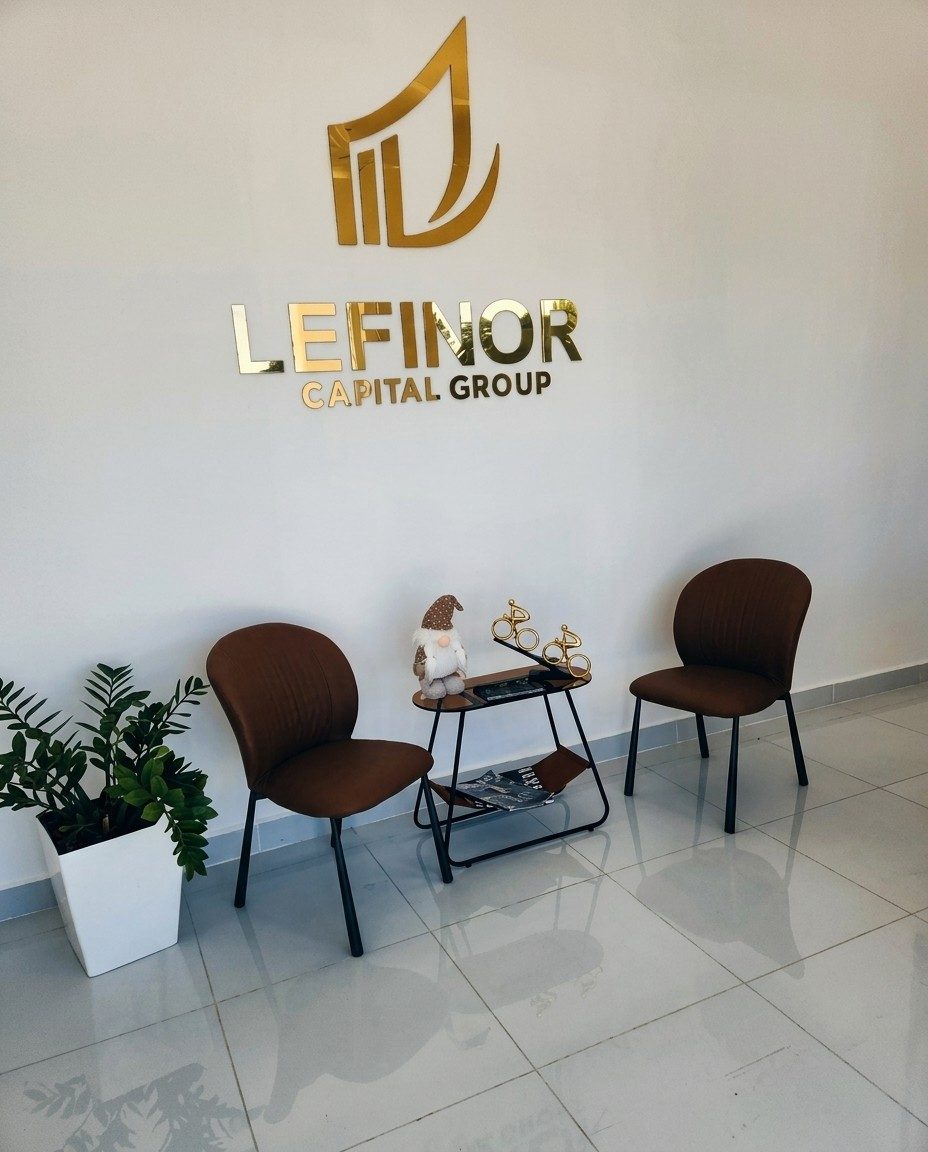 Recepción de las oficinas de Lefinor Capital Group en Fantino